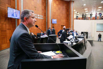 Faissal na Assembleia Legislativa. Direitos Autorais: Uno Imagens